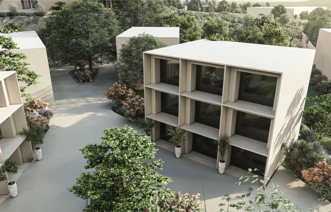 Dolce by Wyndham Udaipur — residence facade detail (artist's impression)