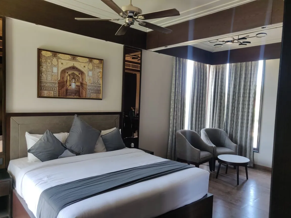 Regenta Resort & Spa Pushkar — suite interior with Rajasthani artwork